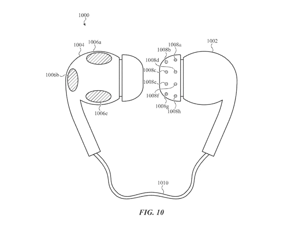 Apple'ın yeni AirPods patenti.