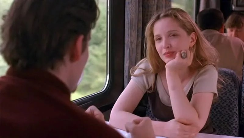 Before Sunrise filminde Jesse ve Celine karakterlerinin tanıştığı sahne.