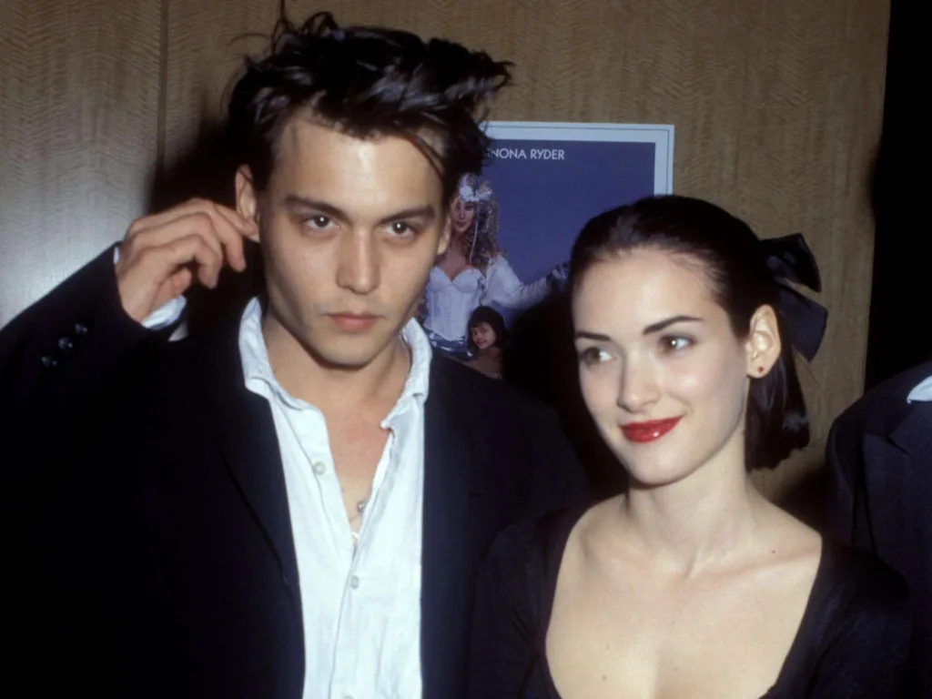 Johnny Depp ve Winona Ryder.
